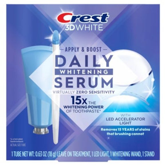 Crest Other - 🏷️NIB Crest 3D White Daily Whitening Serum Treatment with LED Accelerator Light
